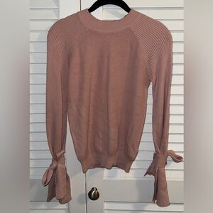 Streetwear Society Dusty Pink Ribbed Crewneck Sweater